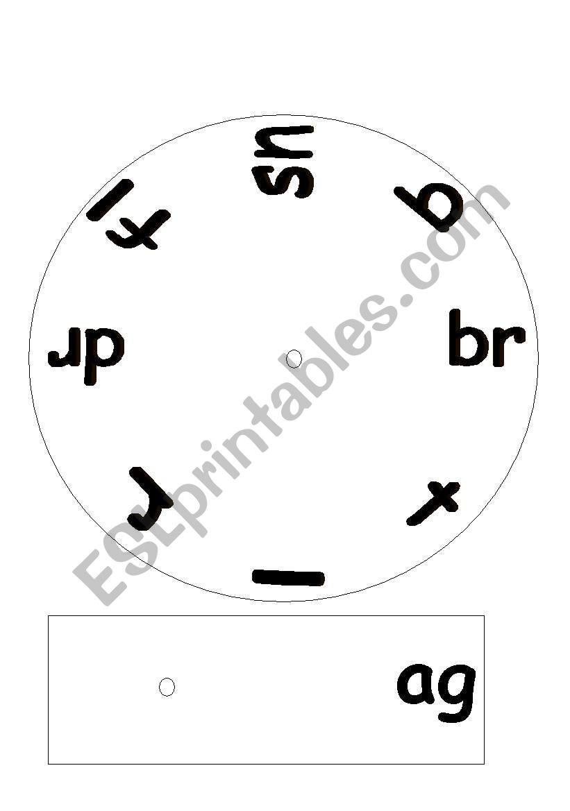 (ag) word wheel worksheet