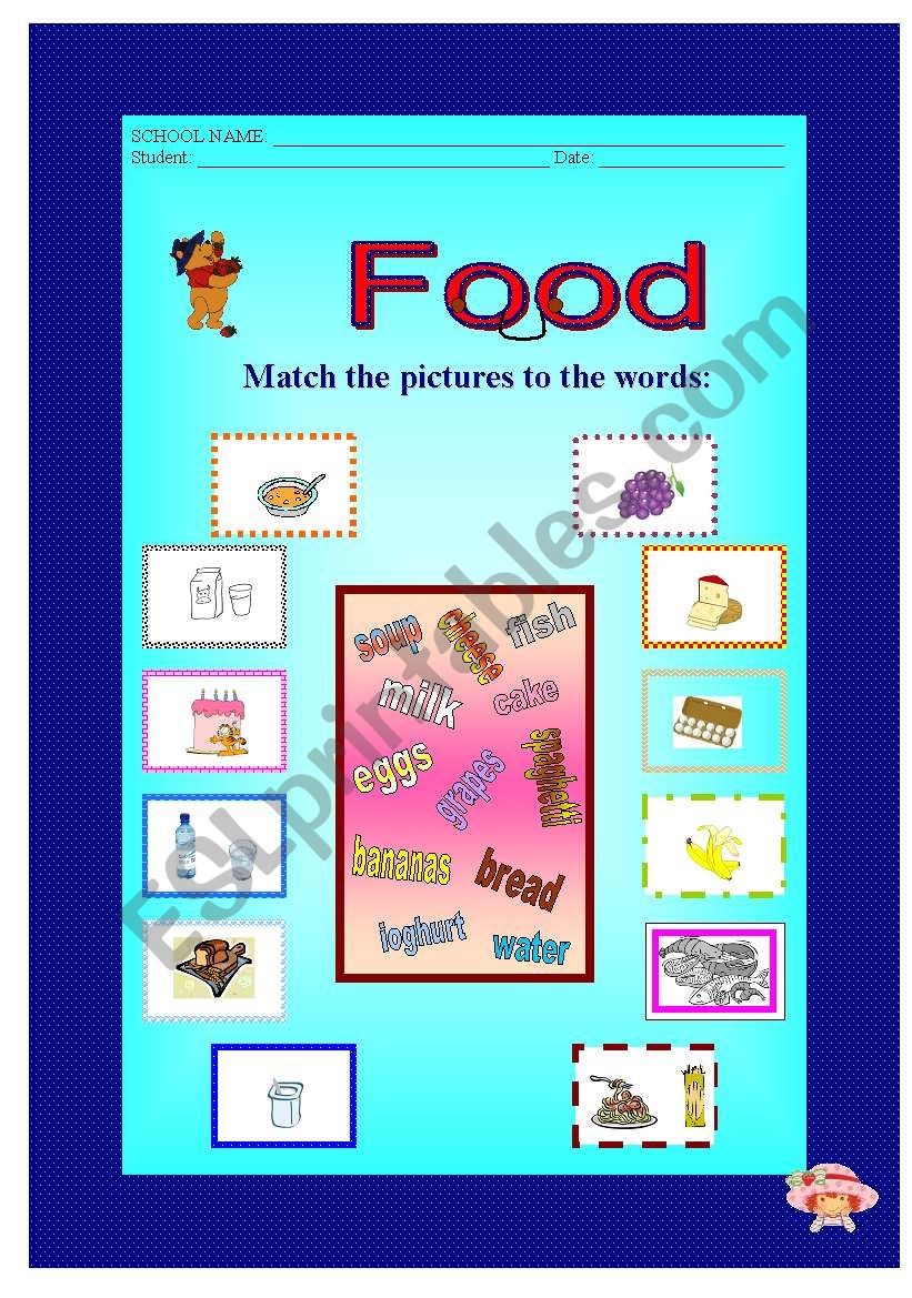 Food worksheet