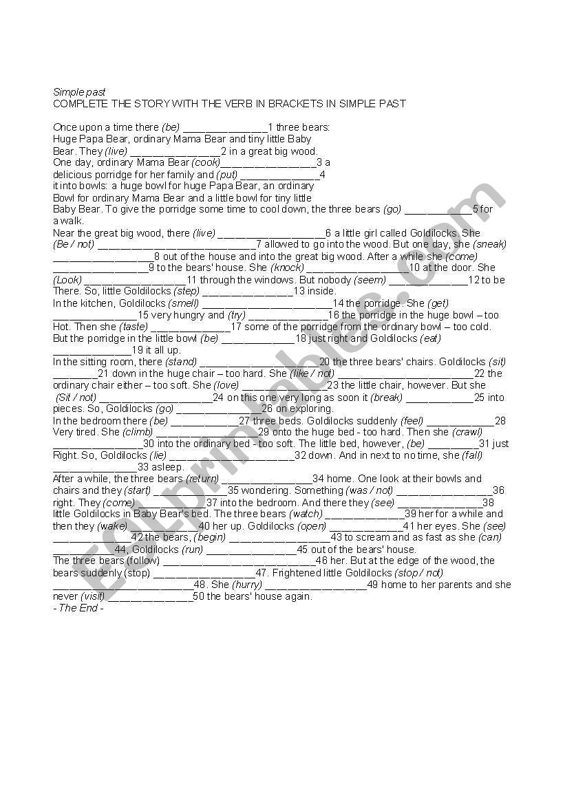 SHORT STORY  worksheet