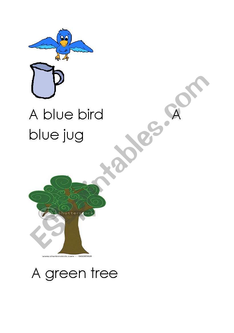 Colours worksheet