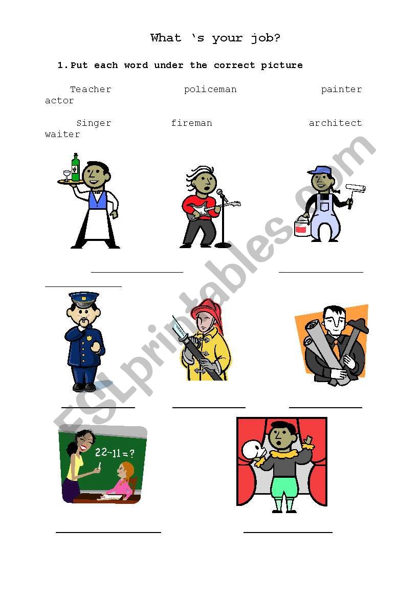 JOBS worksheet