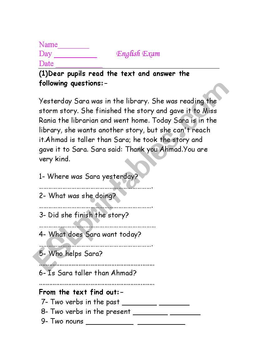 past tense verb+family tree+distances