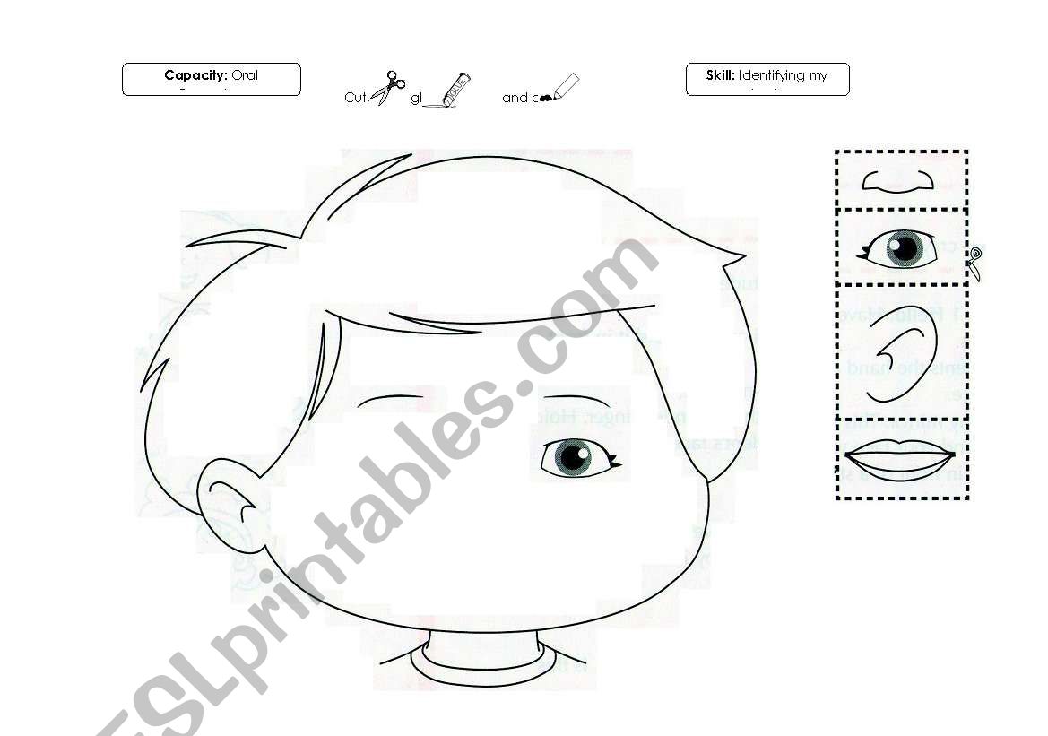 face worksheet