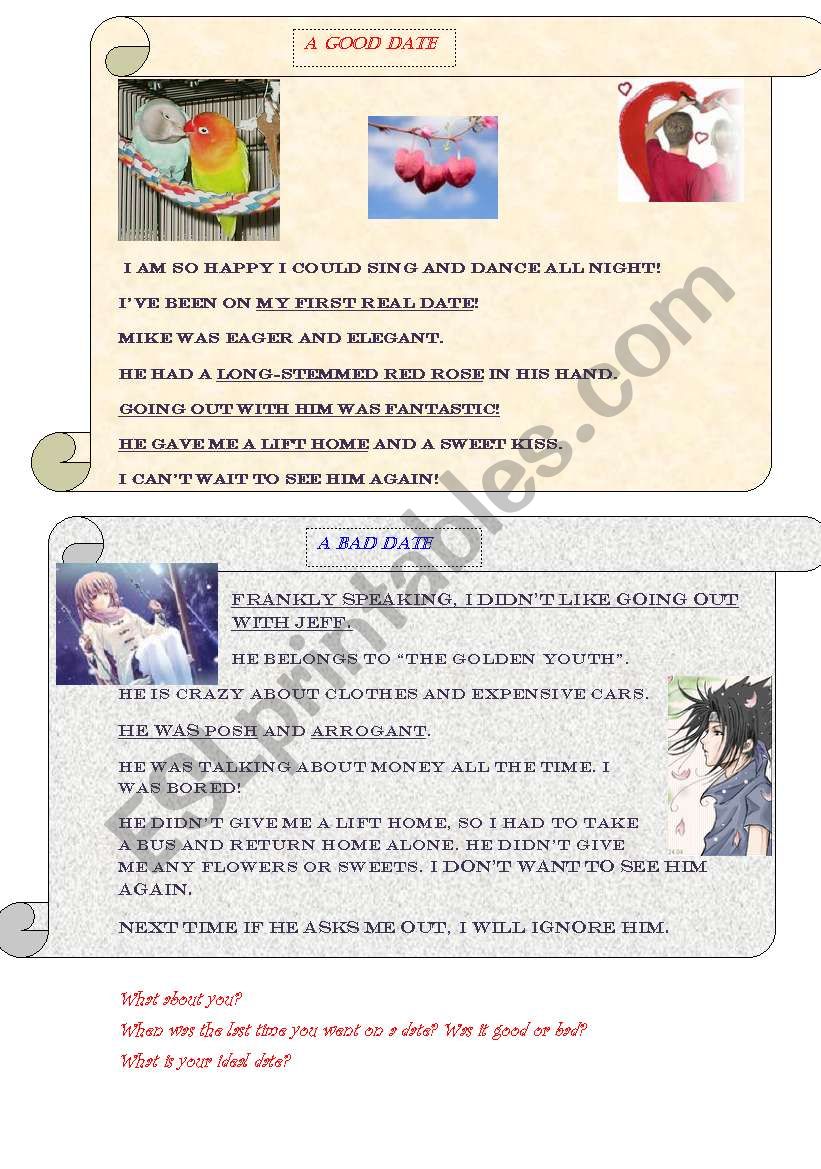 Rachel´s diary - Love is in the air - exercises