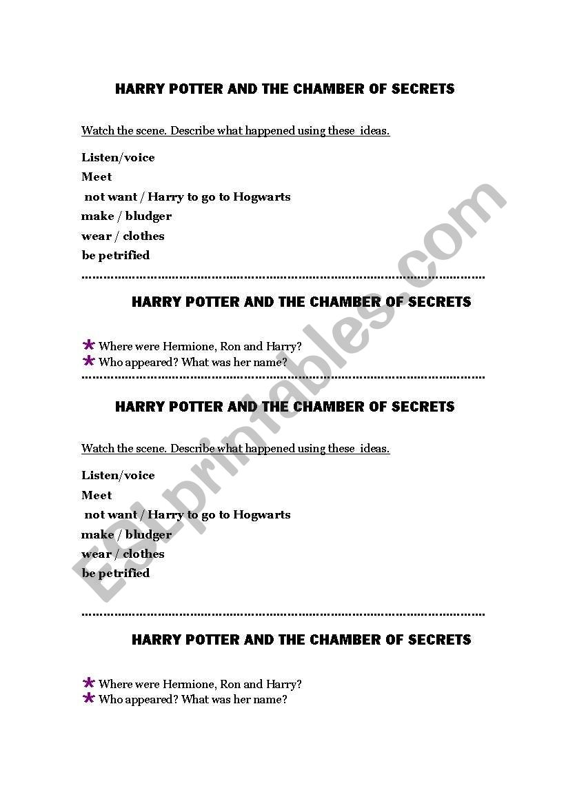 Harry Potter and the Chamber of Secrets