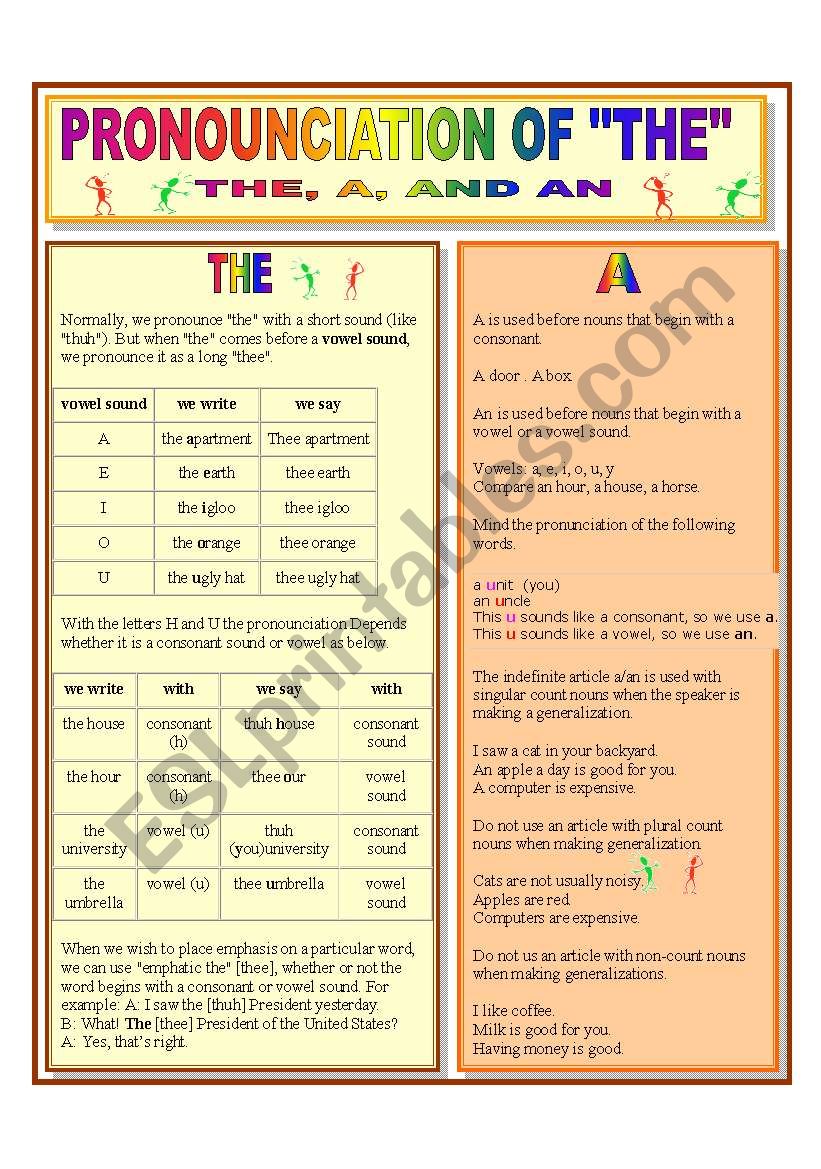 DEFINITE AND INDEFINITE ARTICLES