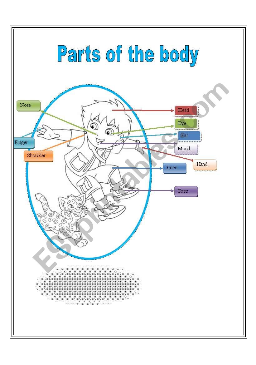 Parts of the Body worksheet