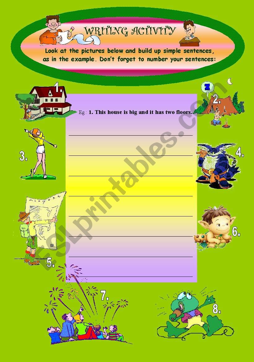 Writing Activity worksheet