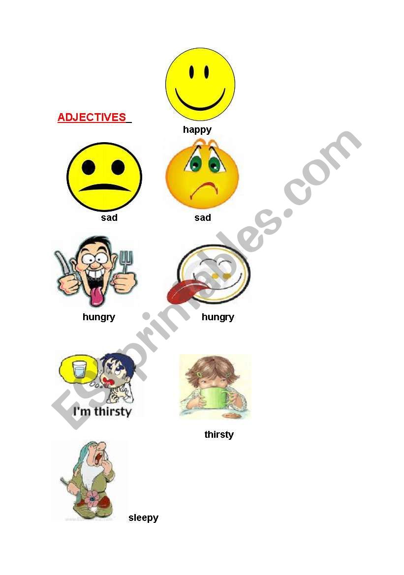 adjectives worksheet