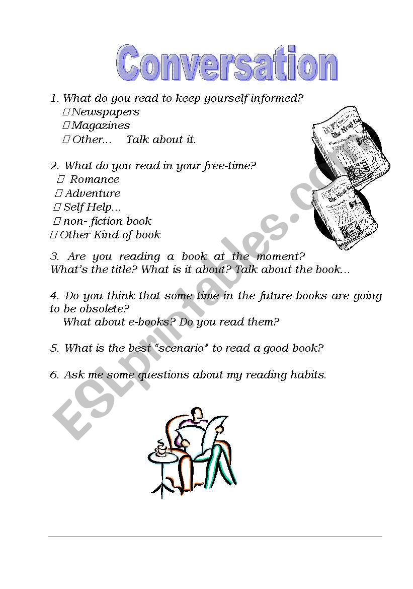 Conversation worksheet