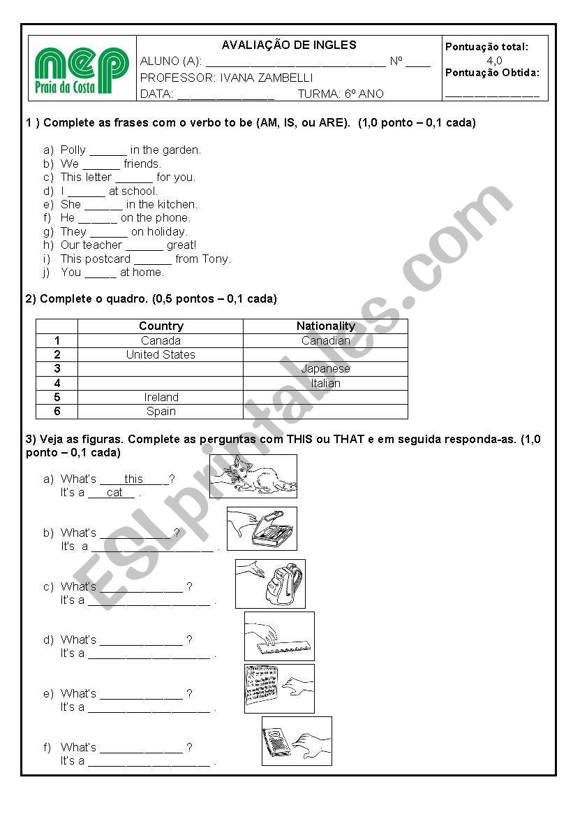 test this and that worksheet