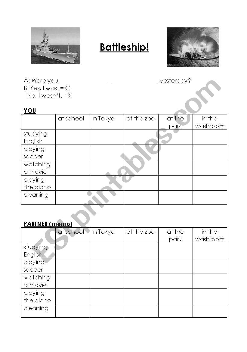 What were you doing? Battleship