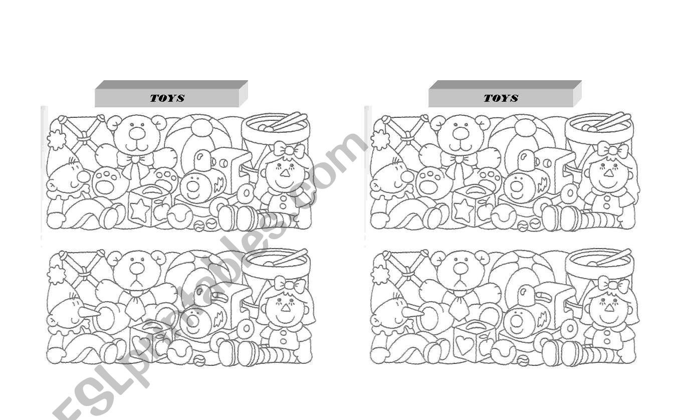 Find the differences worksheet