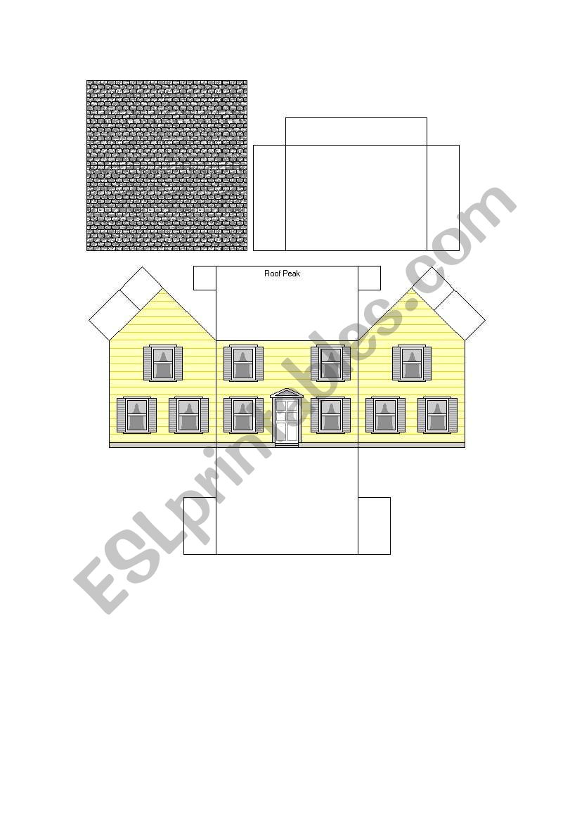 My 3D house worksheet