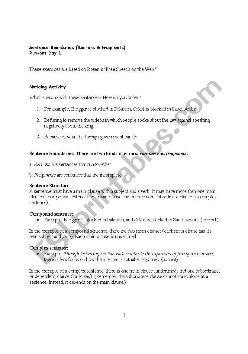 english-worksheets-run-on-s-answer-key