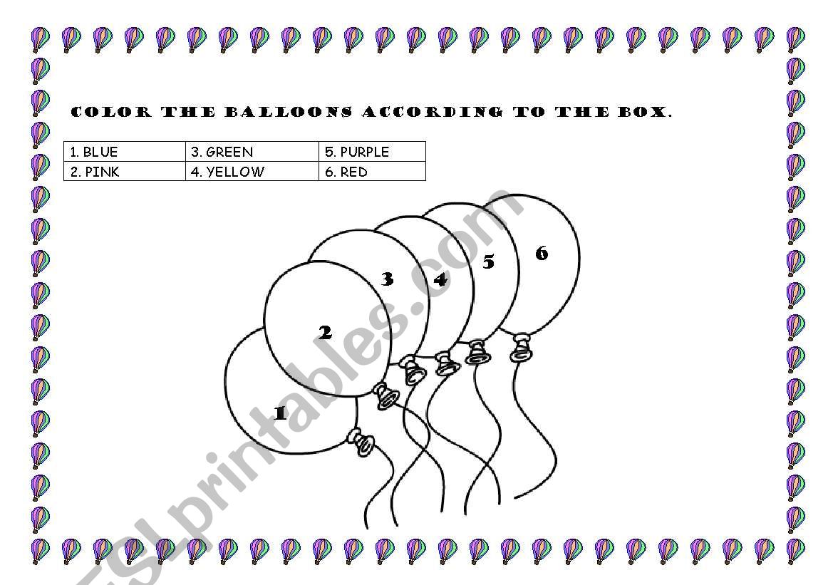 Color. Folow the instructions worksheet