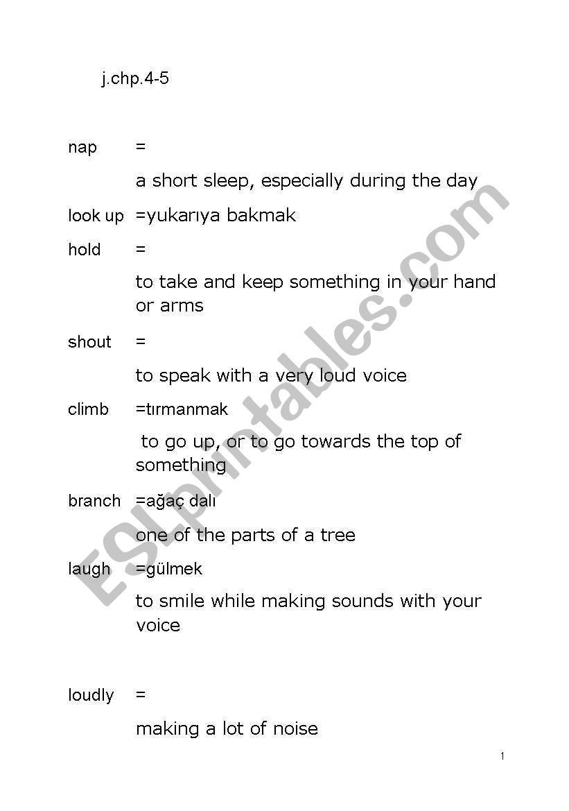 jungle book worksheet