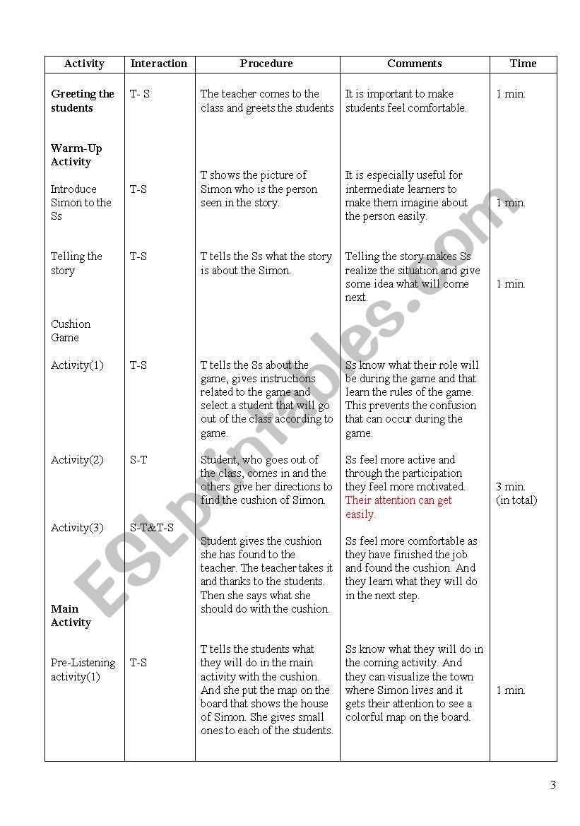 listening to instructions worksheet