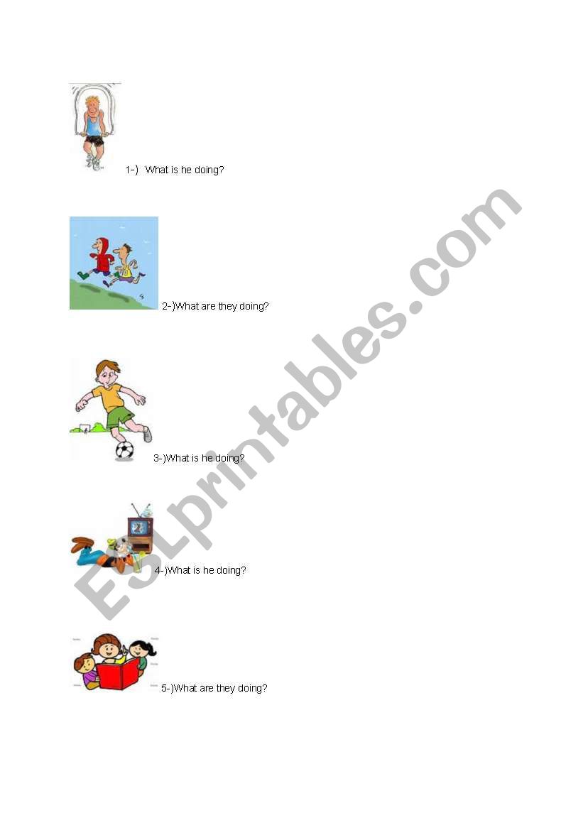 actions worksheet