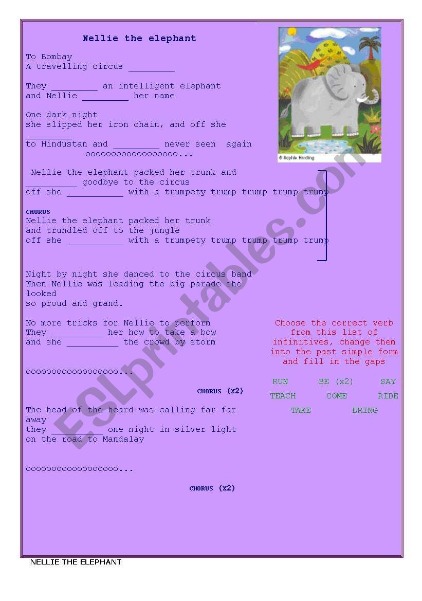 Song - Nellie the elephant (2)