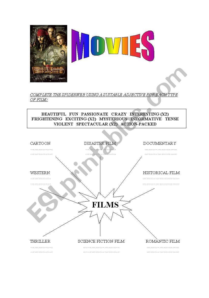 MOVIES worksheet