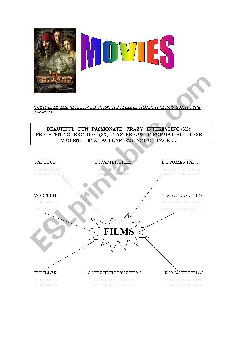 MOVIES worksheet