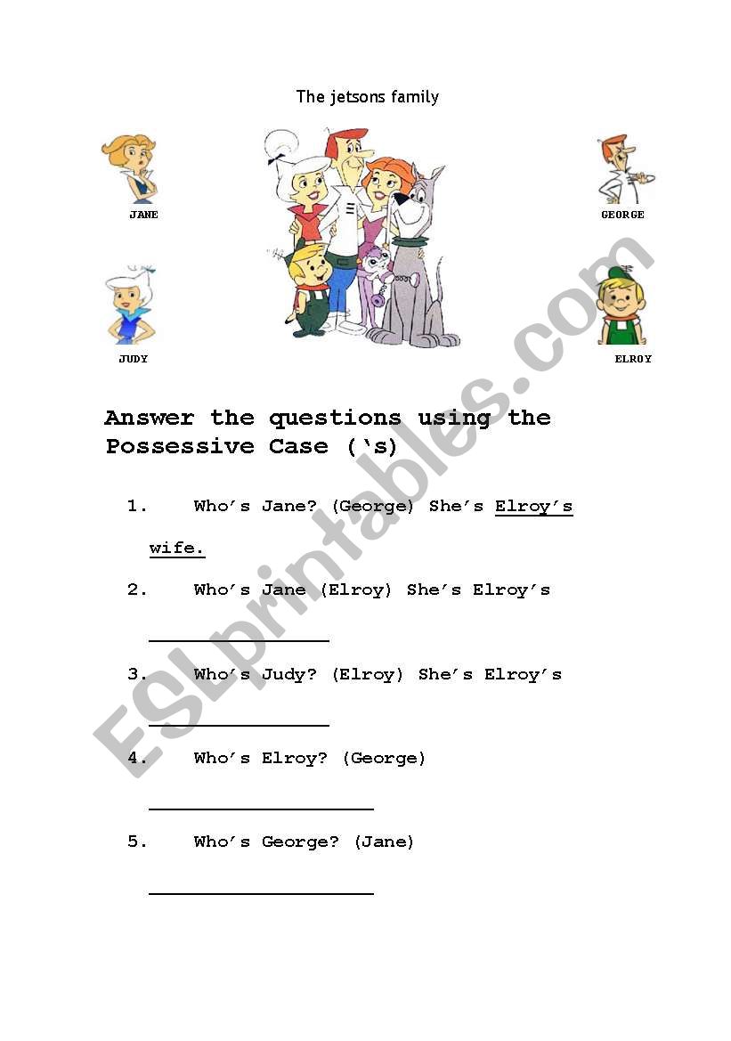 english-worksheets-family-possessive-case-i