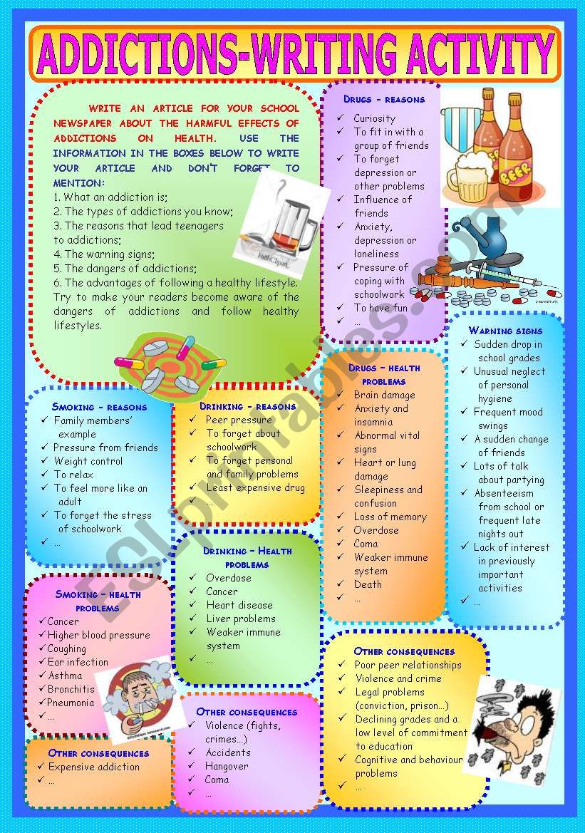 addictions-writing-activity-esl-worksheet-by-paula-esl