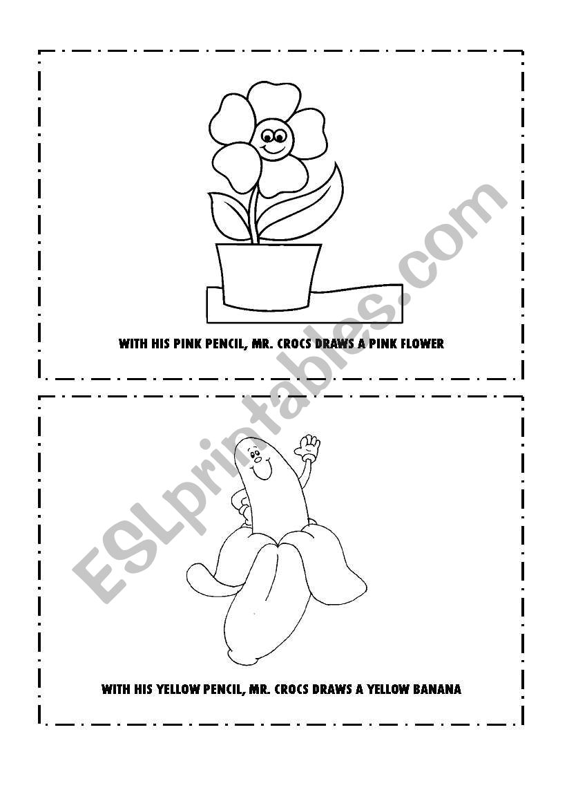 Mr Crocs - story time worksheet