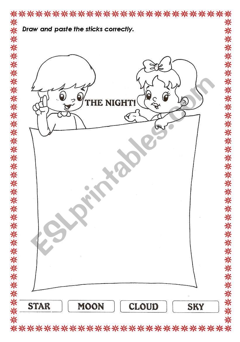 The Night worksheet