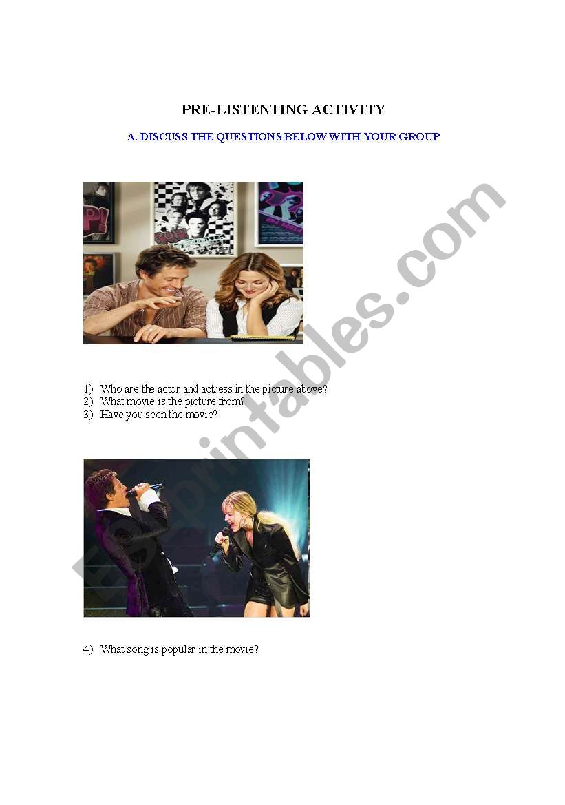 Music and Lyrics-Way Back Into Love