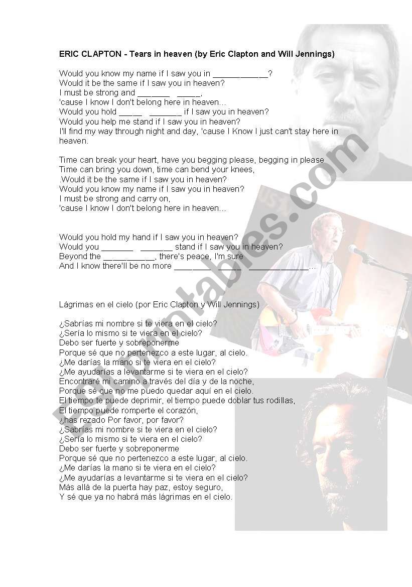 Eric Clapton - Tears in Heaven