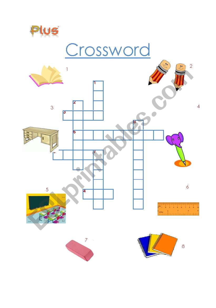 Crossword worksheet