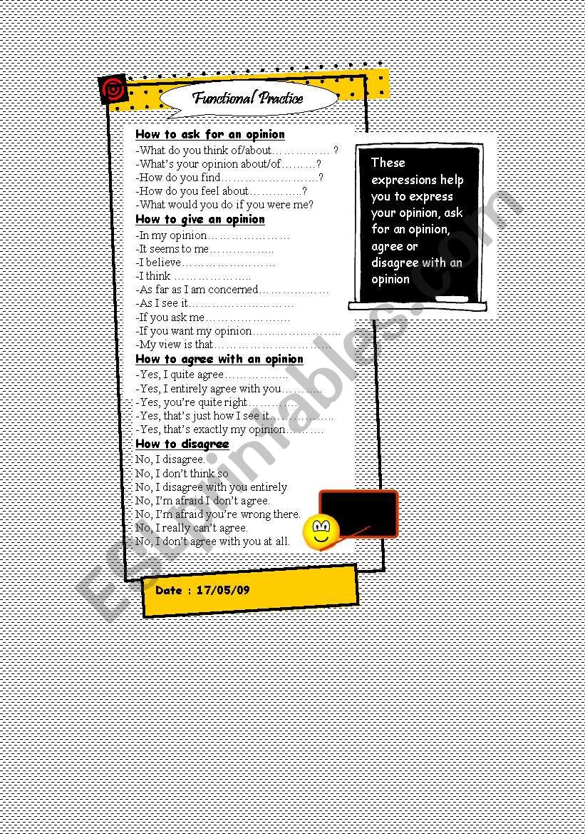 Functional practice 2 worksheet