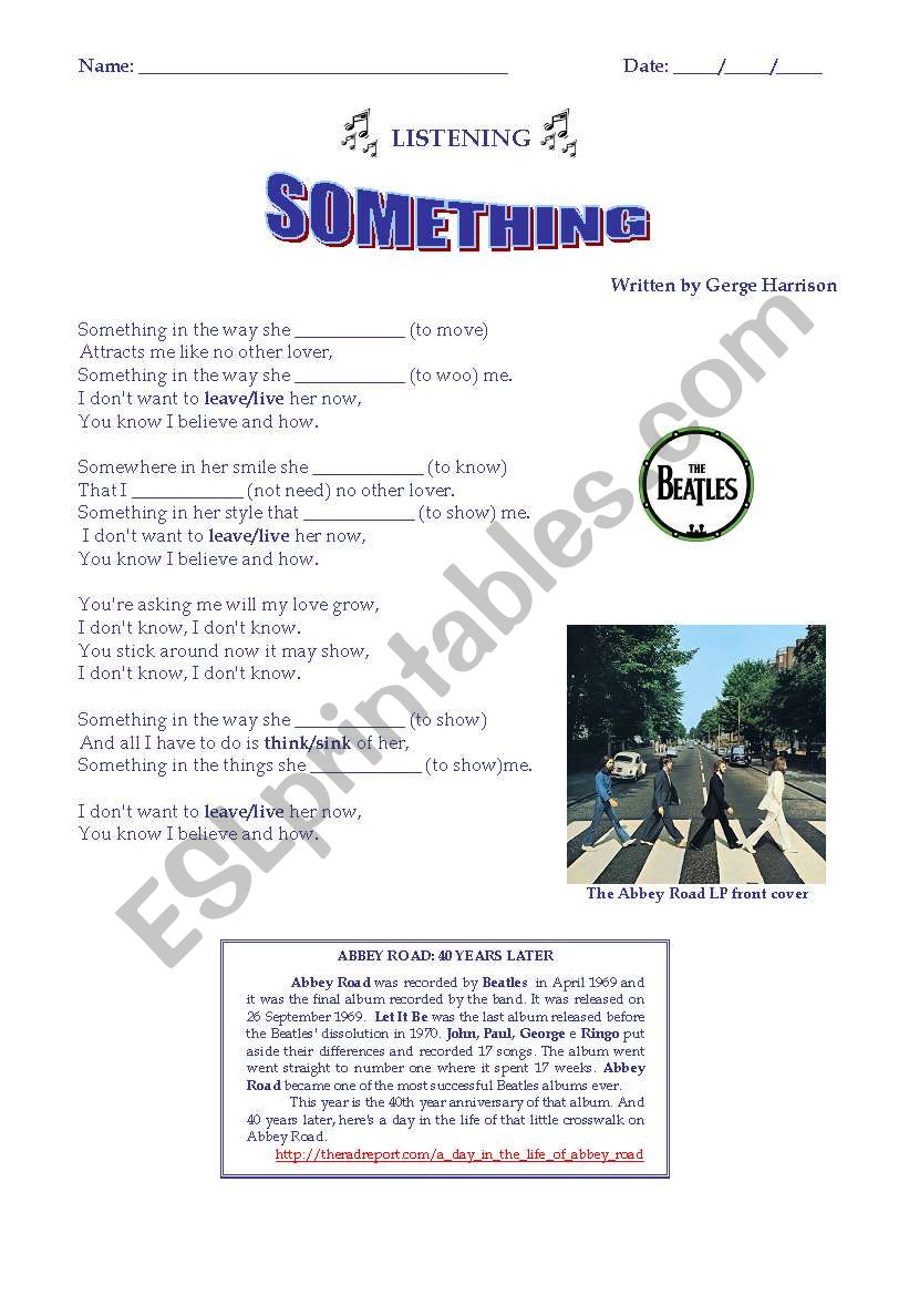 Something - The Beatles - 40 years Abbey Road