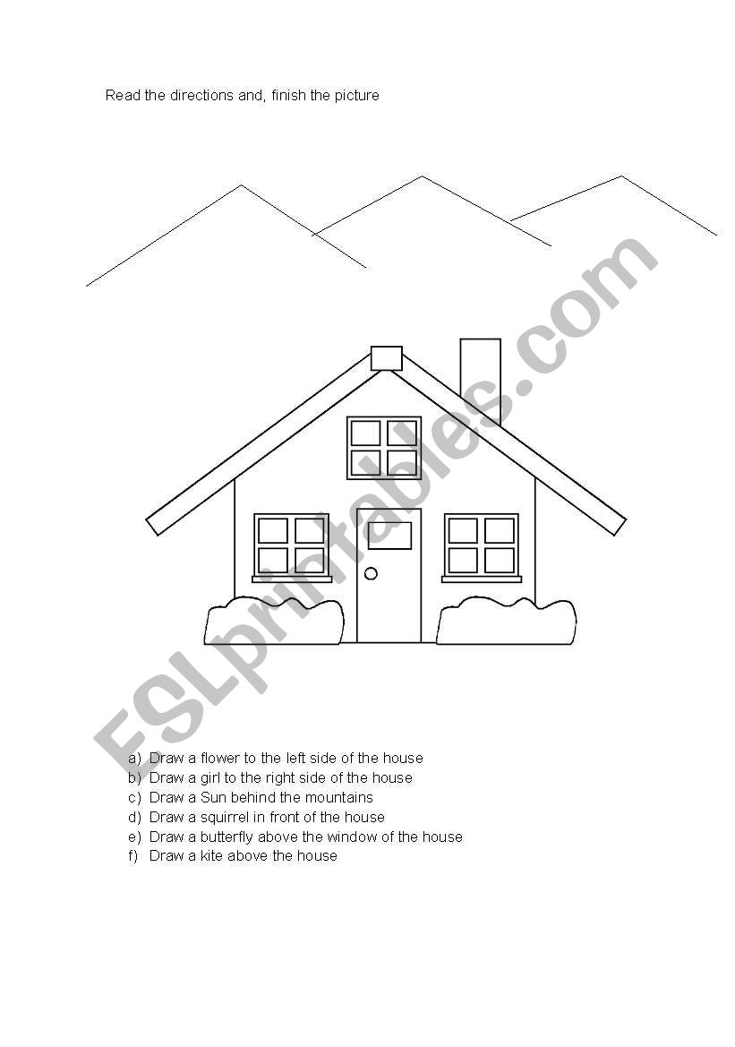 The house in the forest worksheet