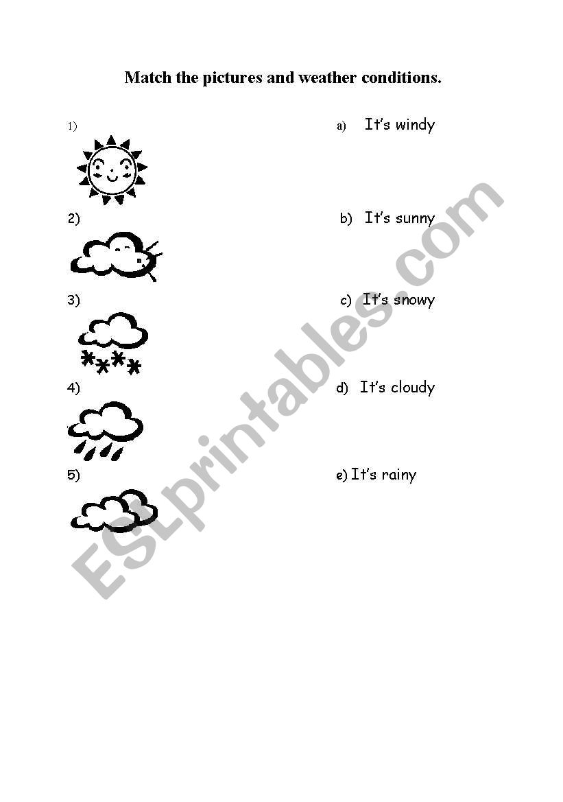 weather worksheet