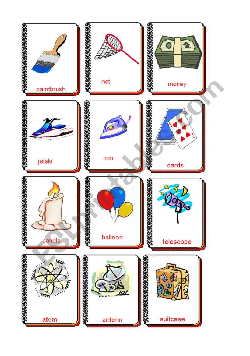 12 vocabulary flashcards worksheet