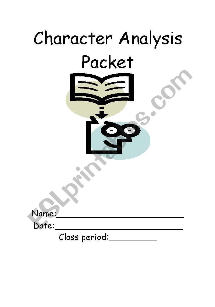 Charcter Analysis Packet worksheet