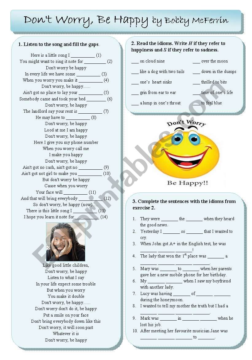 DonÂ´t worry be happy by Bobby McFerrin