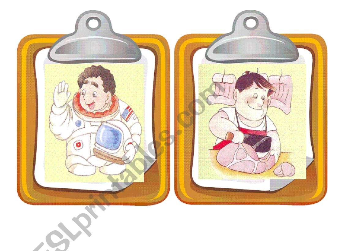 JobsÂ´ flashcards 1 worksheet