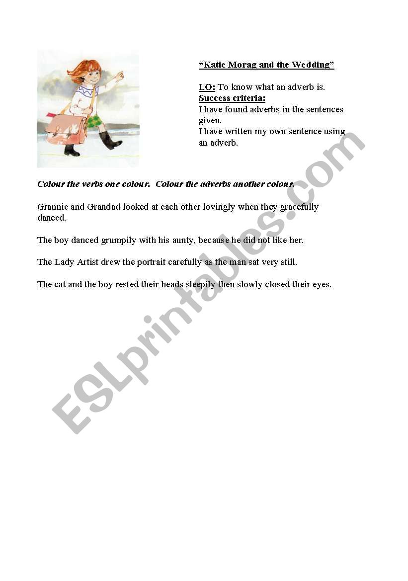 Katie Morag and the Wedding worksheet 