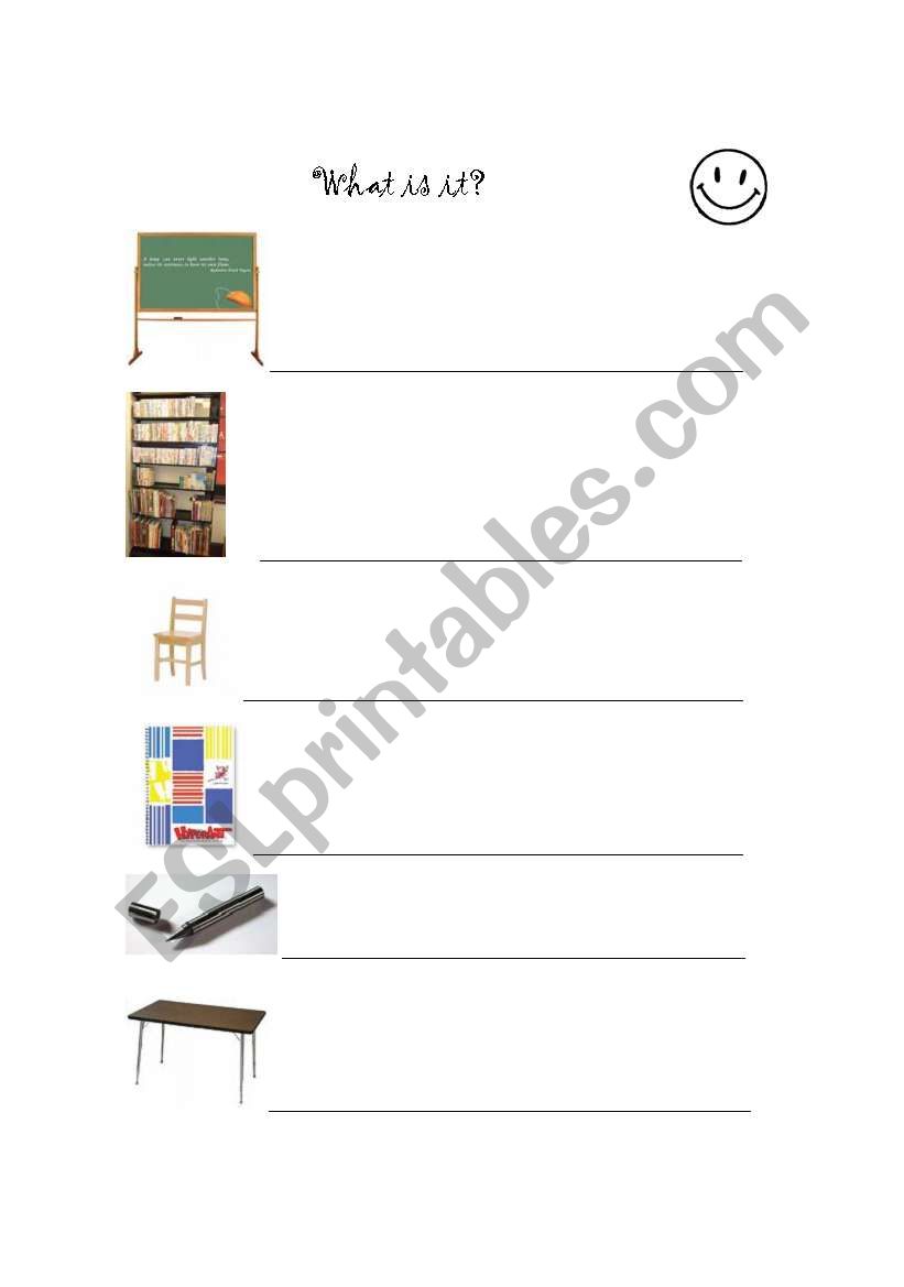 What is it worksheet