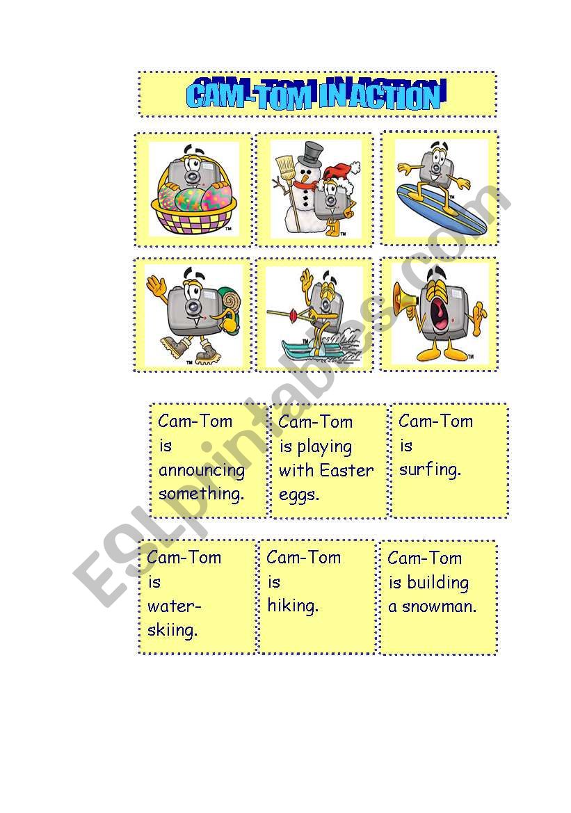 CAM-TOM IN ACTION SET 2 worksheet