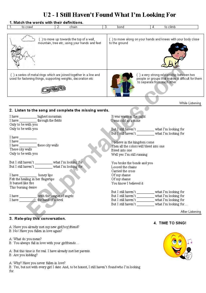 U2 - I still havenÂ´t found what I am looking for