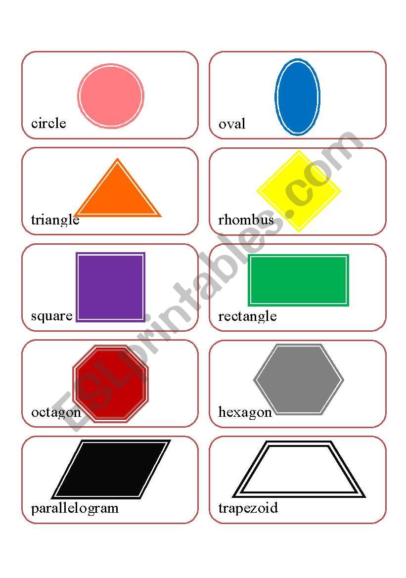 Basic Shapes Chart