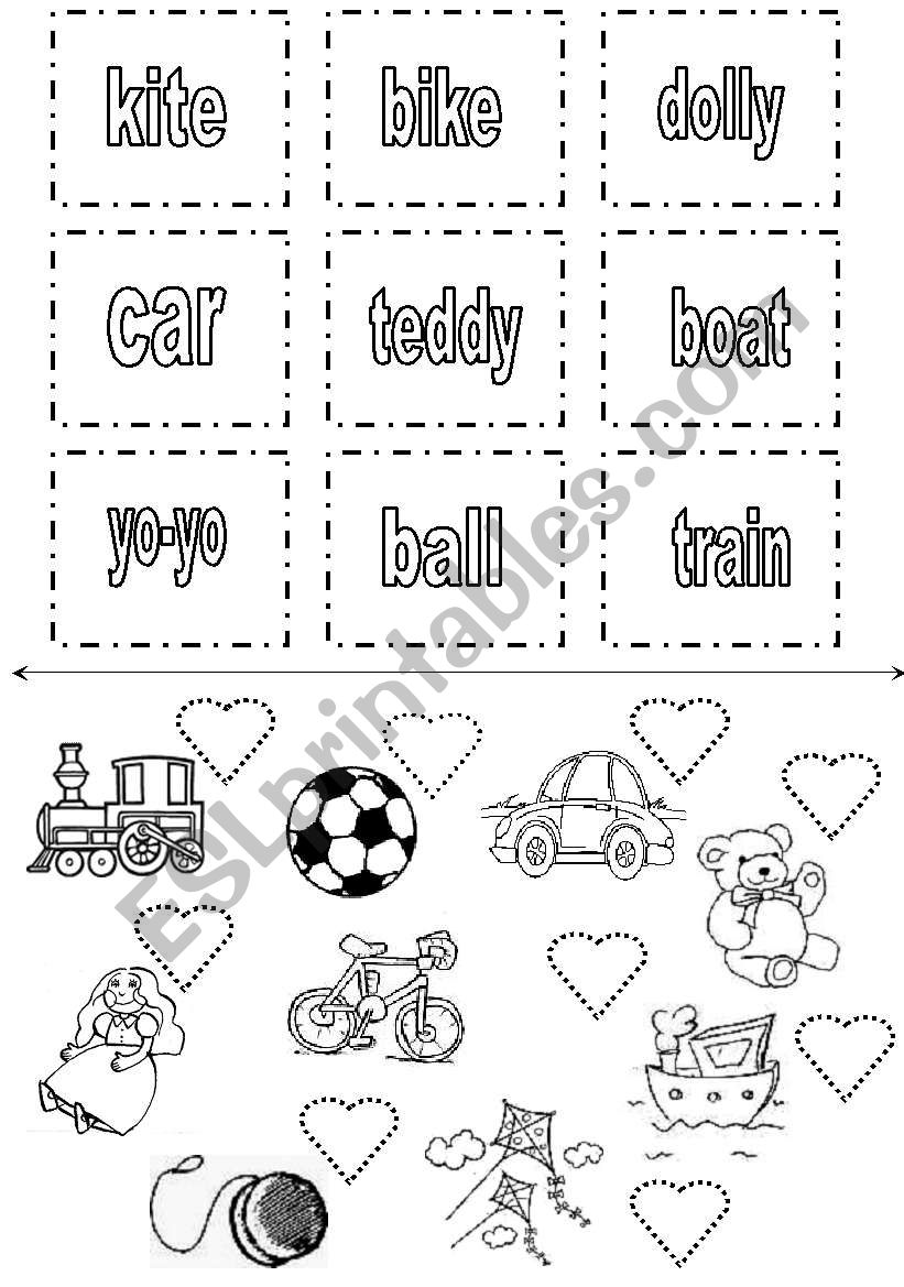 Toys  worksheet