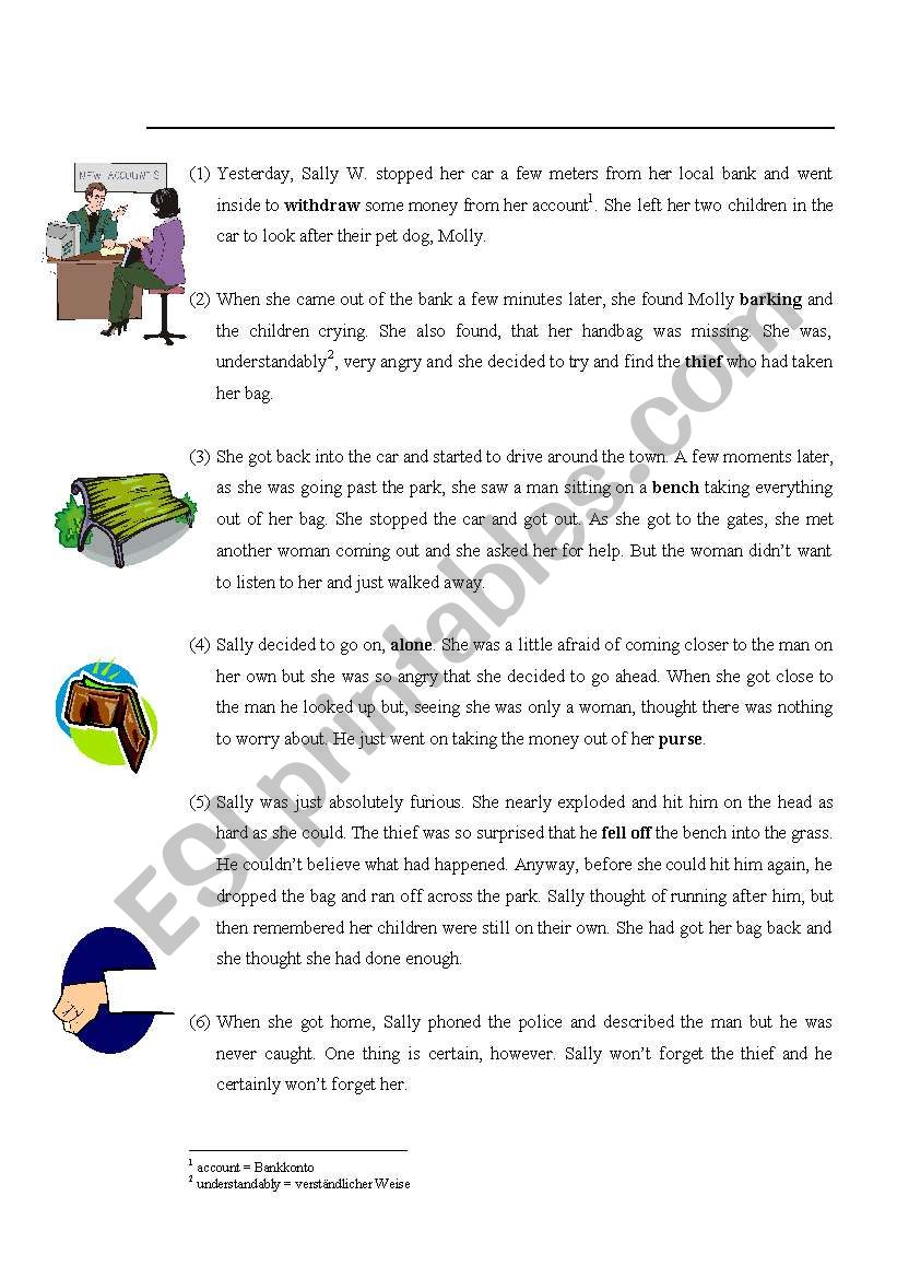 Readingcomprehension worksheet