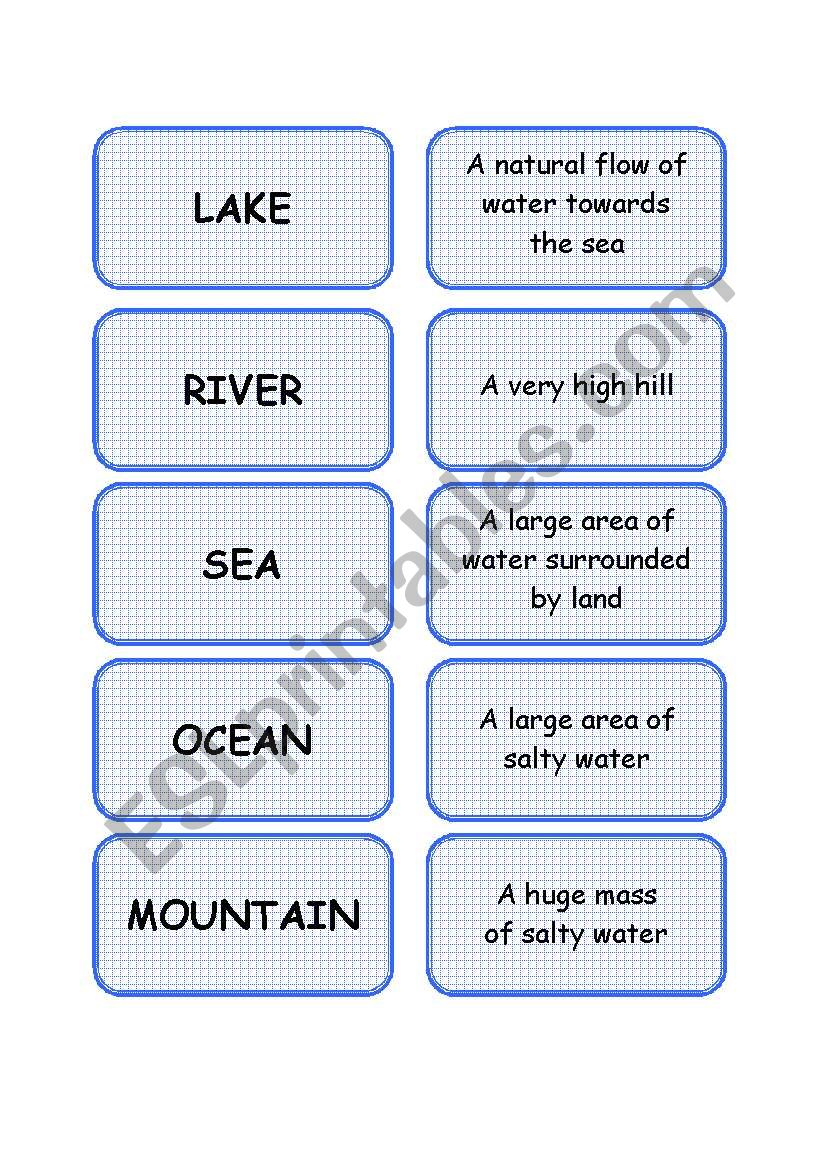 CLASSROOM DICTIONARY - SET 3/6: GEOGRAPHY