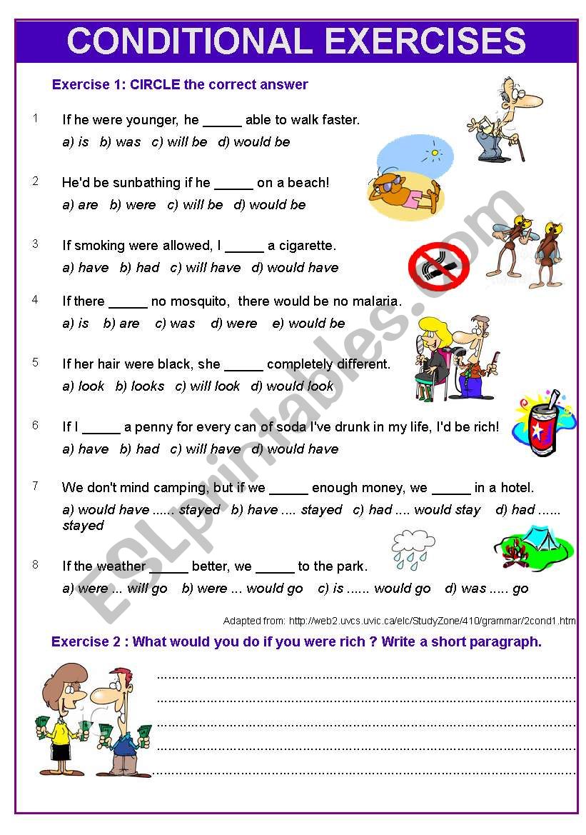 conditional: exercises worksheet